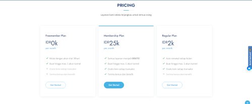 Pricing List